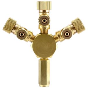 ISTA Metal CO2/Air Flow Regulator -3ways-