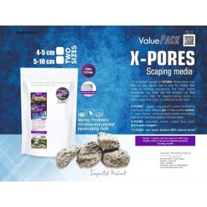 X - Pores Aquascaping rock | 4-5cm-